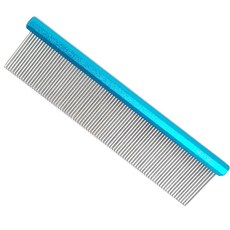 MADAN 마단 4인치 알류미늄 듀얼미니콤 M-115F(fine) 11.5Cm 얼굴콤 페이스콤 촘촘콤, 1개, 블루