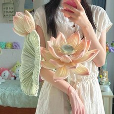 手工好物 扭扭棒花束巨無霸荷花三件套材料包diy手工好運蓮蓮情人節禮物, 1個, 超大荷花荷葉花苞三件套材料包-紫蓮,扭扭棒+膠棒+花杆+花心   送腮紅