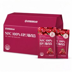 NFC 100% 타트체리즙 70ml 30포 무첨가 원액 파우치 관절 수면개선, 단품