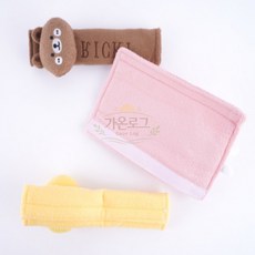 가온로그 인형 안전벨트 커버 안전벨트보호대, 브라운 베어