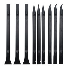 9x 플라스틱 스크래퍼 공구스크래치 프리 플라스틱 스크래퍼 청소펜 모양 스크래퍼, 1개