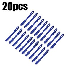 10 20개 얇은 탄력 헤어밴드 땀밴드 축구 러닝 헤어 액세서리 간단한 논슬립 스트레치, 20pcs al Blue