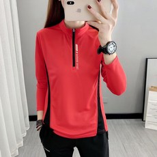 여성복 속건 긴팔 티셔츠 캐주얼 얇은 아웃도어 상의 봄가을 여자 요가 스포츠 등산 기능성 긴팔티 QXX