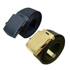 1+1 군용 벨트 전술 작업복 청바지 허리띠, 블랙+밀리터리, 2개