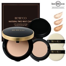 베베코 네추럴 투웨이케익 본품12g + 리필 12g, 1개, 23호내추럴핑크