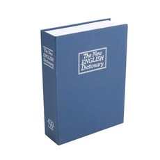 책모양 책장 북세이프 열쇠형 미니 서재 금고 Blue 32235EA 1(EA), 색상