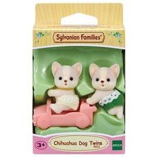 실바니안패밀리 치와와 쌍둥이 피규어 5431, 1개