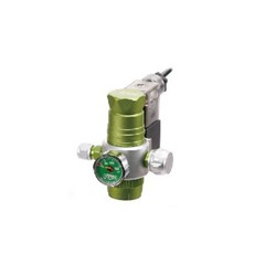 ISTA 伊士達 CO2單錶電磁閥控制器 (鋁瓶上開型 彩色款) - 水族箱CO2設備, 1個, I-643-2 浩克綠