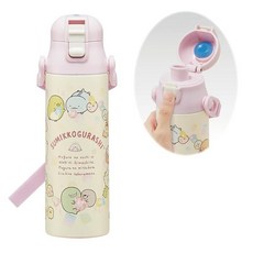 스케이터(Skater) 어린이용 스테인리스 물통 직음 580ml 스미코구라시 두더지의 집 보냉 전용 워터보틀 스포츠 보틀 귀여운 키즈 아이 물병 SDC6N-A