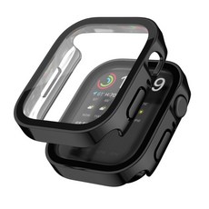 智能手錶保護殼 適用於 Apple Watch S10/S11, 1個, （防水） 電鍍黑色,46mm（S10/S11）