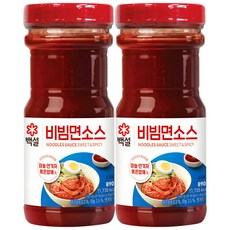 백설 비빔면소스, 2개, 890g