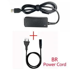 Lenovo Yoga 노트북 AC 어댑터 충전기 Thinkpad V110-151SK V130-15IGM V330-14ISK 20V 2.25A S210 T440 X2, 05 Brazil Power Cord