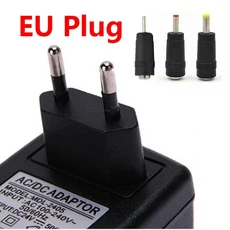 24 V 볼트 범용 전원 공급 장치 어댑터 영국 AC DC 0.5A 1A 2A 스위칭 5.5*2.5mm EU US AU, 05 24V 0.5A, 03 EU plug