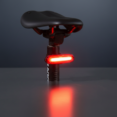 DUGNMARKT 방수 경고등 라이트 충전식 LED 4단 안전 USB 야간 자전거 고휘도 모드 후미등, 1개, 상세페이지 참조