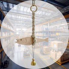 현관문 액막이 풍경 도어벨 현관인테리어 출입문장식 물고기풍경 외국인선물 문딸랑이