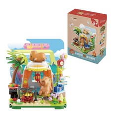 小牛津 Okids 博士積木 卡皮巴拉積木系列, 1個, 露營篇