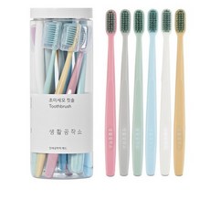 생활공작소 부드러운 초미세모 칫솔, 24개입, 1개