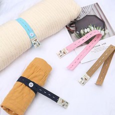 單色主義 衣物捆綁帶 拉拉棬 衣物拉拉帶 捆捲帶 疊衣服神器 衣物收納 卷捆帶 衣服拉拉卷, 1個, 隨機一條