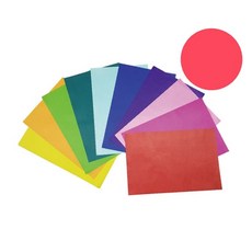 8절 빨강 색화지 100매 360x240mm 색상지 문구류 미술교구