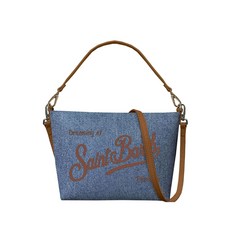 MC2세인트바스 알린 숄더 로고 데님 숄더 백