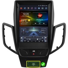 8코어 6GB+64GB 9.7인치 HD 터치스크린 안드로이드 14 스테레오 카 라디오 업그레이드 포드 피에스타 2009-2016 무선 카플레이 오토 와이파이 GPS 내비게이션, 8코어 6GB+64GB 9.7인치 HD 터치스크린 안드