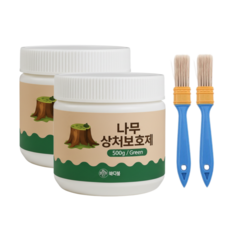 바다봄 나무 상처보호제 수목 식물 도포제 치료제, 2개, 500g