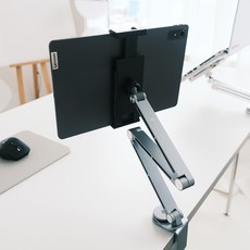 타이탄랩 태블릿 거치대 침대 책상 TITAN LAB, 스페이스 그레이, 1개