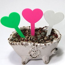 HD 화분 이름표 꽂이 식물 귀여운 네임택 20개 8.5cm, PP