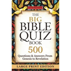 (英文圖書)The Big Bible Quiz Book 500 Questions & Answers from Genesis to Revelation: Larg... 平裝版, Independently Published, 英文