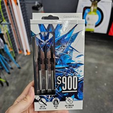 Decathlon Canaveral S900 80% 鎢鋼 軟式飛鏢, 高階藍色軟式飛鏢 (3入組) S900, 1個