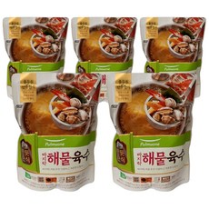 반듯한식 풀무원 바지락 해물육수, 5개, 500g