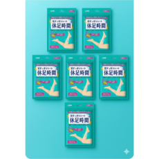 라이온 휴족시간 다리 쿨링시트 6매입 13X8.5cm 피로 쿨링패치 수분가득 쿨링효과 즉각 시원한 다리 마사지 세트 여행 출장 필수템 피로회복 젤형 패치 시원한 다리 마사지시트, 6