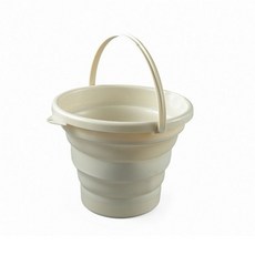 리즈제이니 휴대용 접이식 물통 10L, 03 북유럽 아이보리, 1개