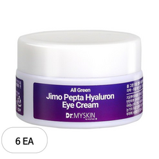 닥터마이스킨 올 그린 지모 펩타 히알루론 아이크림, 75g, 6개