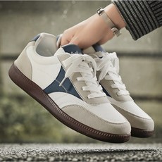 POMTOR 남성용 스니커즈 발편한 운동화 남자 런닝화 남자 운동화