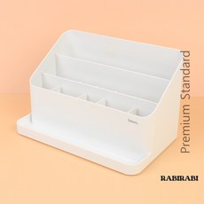 . 사무실용 데스크 정리함 컴퓨터 액세서리 . 화이트 데스크탑 정리함