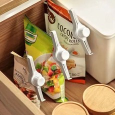 과장봉지 밀봉 캡 씨리얼 주방 정리 클립 3개세트 과자봉지 씨리얼봉지 리필용세제