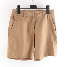 55 / 여성 여름 린넨 반바지 브라운 / P018 -217, 1개, 사진참고