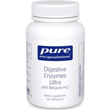 Pure Encapsulations 甜菜鹼鹽酸鹽酵素Ultra膠囊, 90顆, 1罐