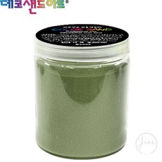 JINI 색모래 250g 녹두 어린이모래놀이