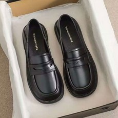 델루비오 여성 학생 주니어 로퍼 10대 데일리 교복 베이직 구두