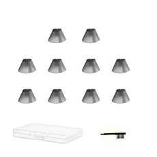 요크사운드 보청기 돔 12mm 대형 10팩 u2013 더블 레이어 편안한 이어팁 오픈 핏 보청기 및 PSAP 앰프용 보이지 않는 교체 돔 RIC용은 아닙니다, Tulip (10 pcs)