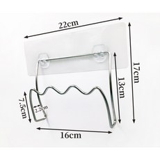 免鑽孔304不鏽鋼雙層鍋蓋砧板架 無痕貼片 組合式設計 S鉤收納 廚房置物架, 1個, 鍋蓋架+1片貼片