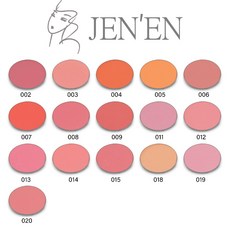 JEN'EN 鋁盤腮紅餅，色彩飽和持久，輕巧便攜，打造自然紅潤好氣色, 1個, 006, 006
