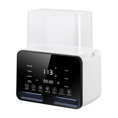 跨境溫奶器自動熱奶保溫嬰兒母乳恆溫智能暖奶器 奶瓶消毒器現貨, 美規110V英文版, 白色
