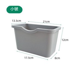 魚缸收納盒 外掛式儲物盒 魚蝦隔離盒 新魚過水專用 可存放魚糧 液肥 硝化細菌 多用途水族配件盒, 1個, 小号