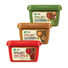 짠맛을 줄인 건강한 고추장+된장+쌈장 각총, 1개, 1kg
