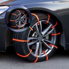 쌍문상회 지금 필요한 타이어체인 1개 차량용체인 스노우체인 케이블타이스노우체인 일회용체인 낱개 일회용 케이블타이 k31872EA, 본상품