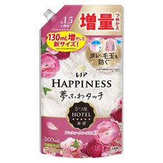 Lenor 蘭諾 幸福之夢 柔和觸感 衣物柔軟精 復古玫瑰香 補充包, 1個, 500ml