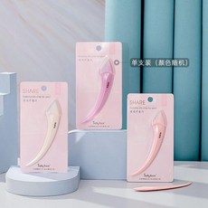 kelly face 彎月式修眉刀組合，新手專用安全刮眉剪, 1個, 單支裝顏色隨機發